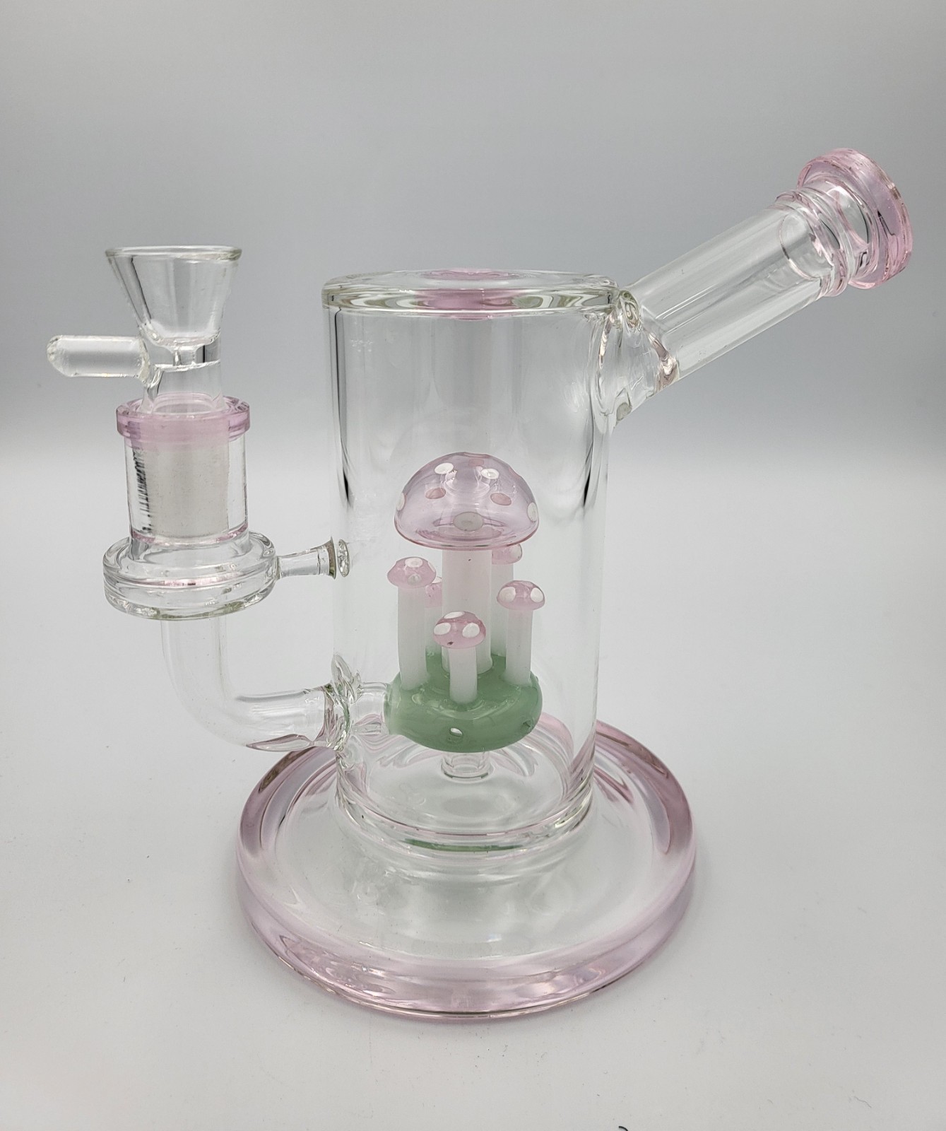 Glass Mushroom Rig 7″ High Quality Glass Pipe.