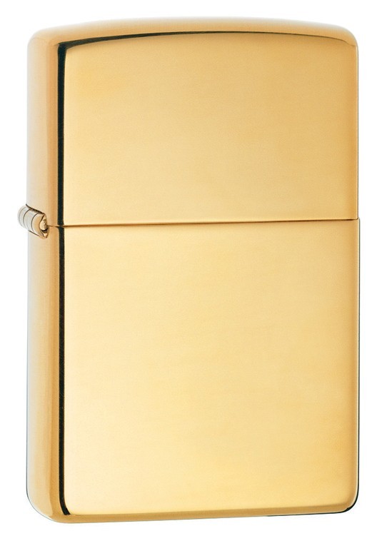 Zippo Armor High Polished Brass Lighter, Item 169, New In Box