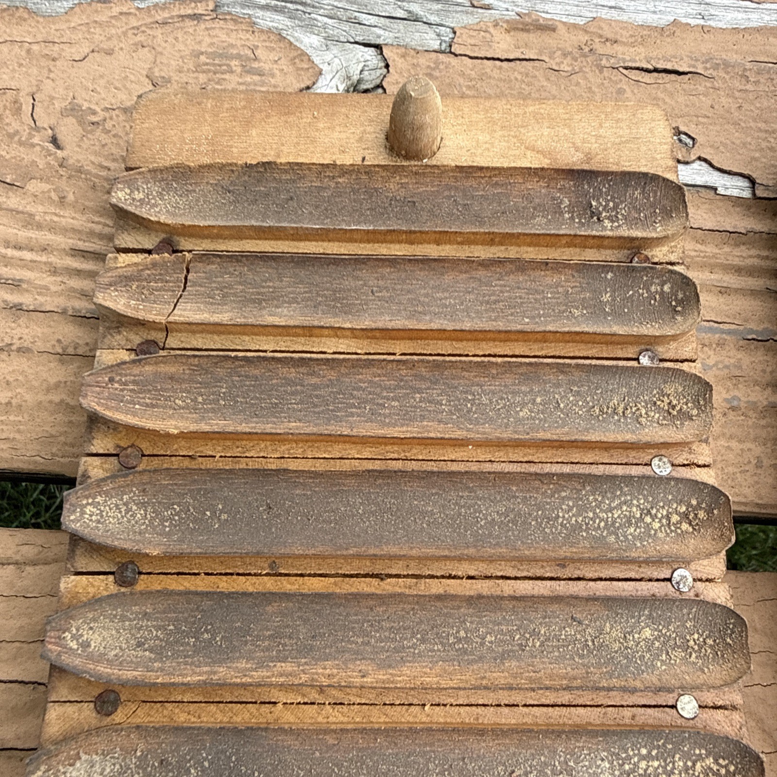 Vintage Wooden Tobacco 10 Cigar Mold Press Tool