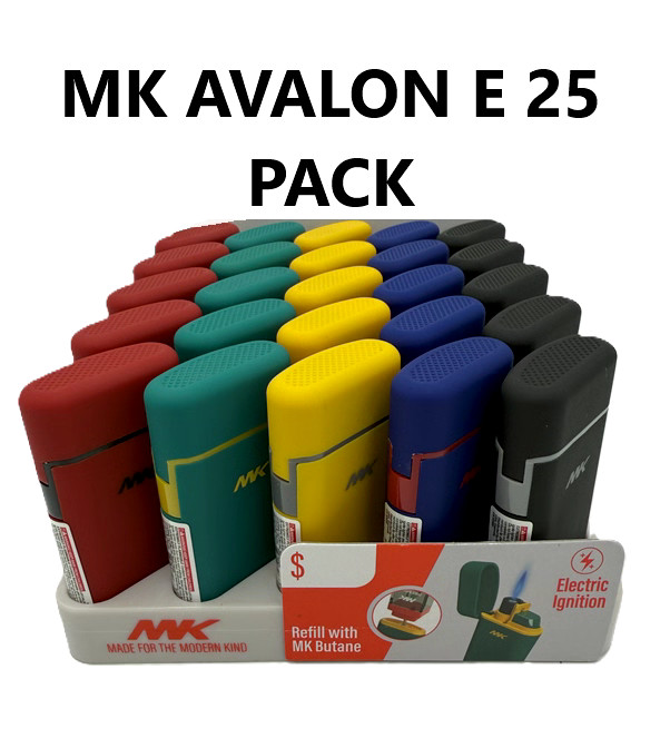 MK 25 PACK AVALON E TORCH POCKET LIGHTERS (684497)