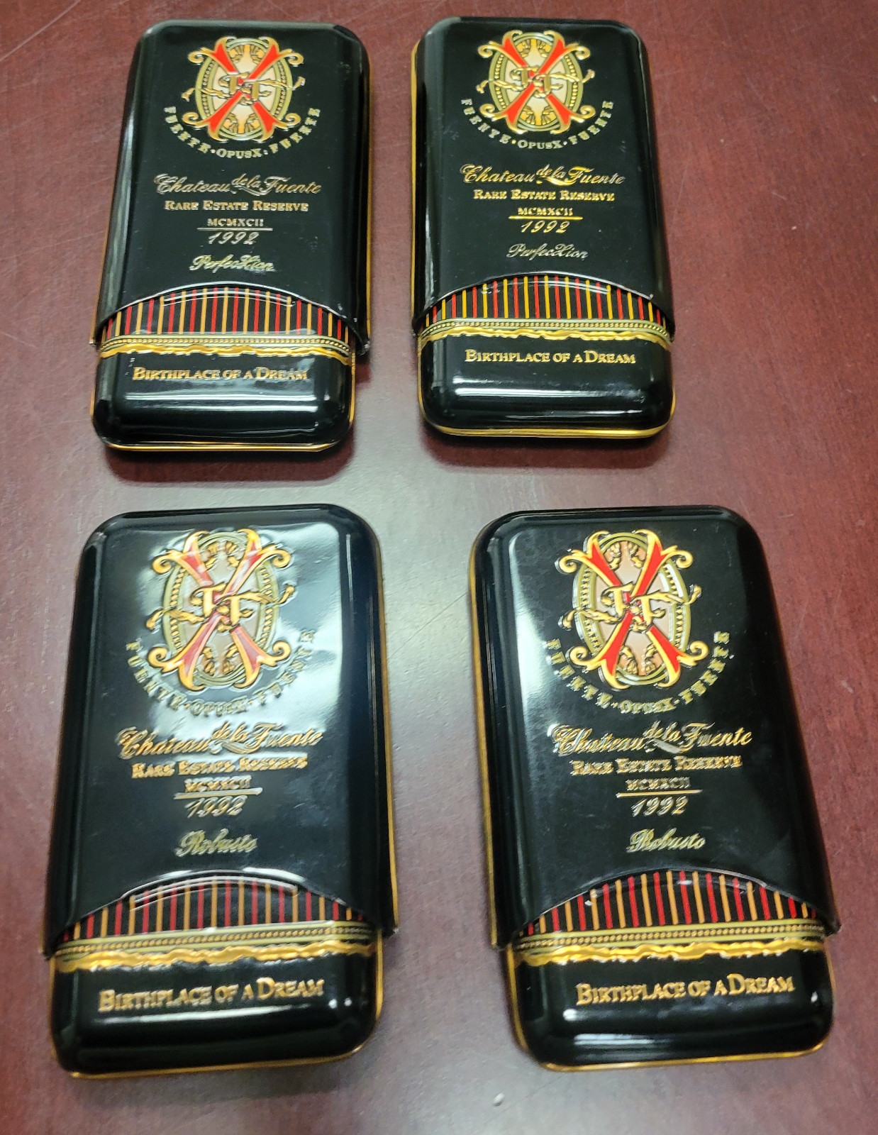 Arturo Fuente Opus X Cigar Tins – Holds 3 cigars