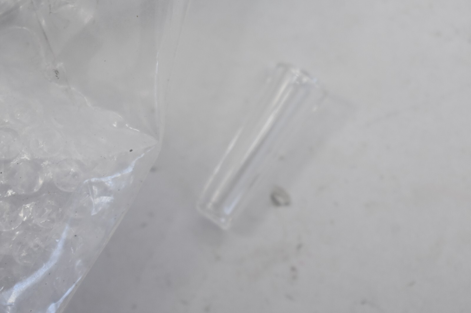 Lot of 100 Glass Tips Cone Shape 12mm x 35mm Clear Filter Replacements