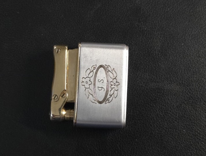 Vintage Colibri Lighter Gold/Silver Tone West Germany-Working!