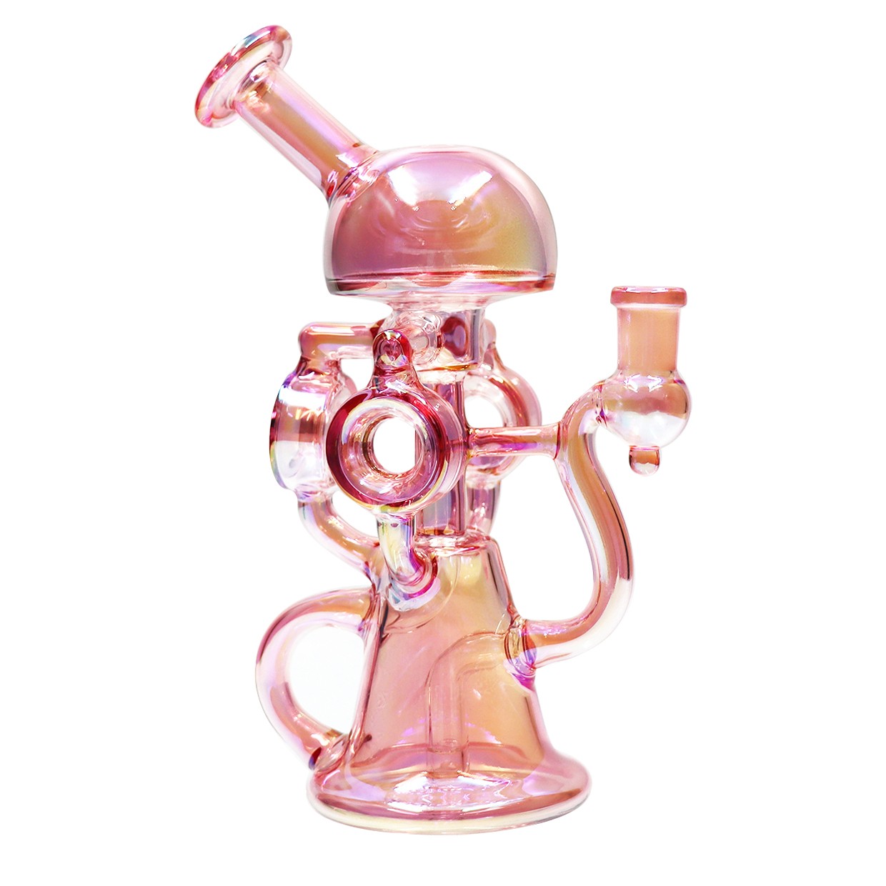 9” Recycler Hookah Glass Bong and Water pipes smoking Tobacco Bong & 14mm bowl