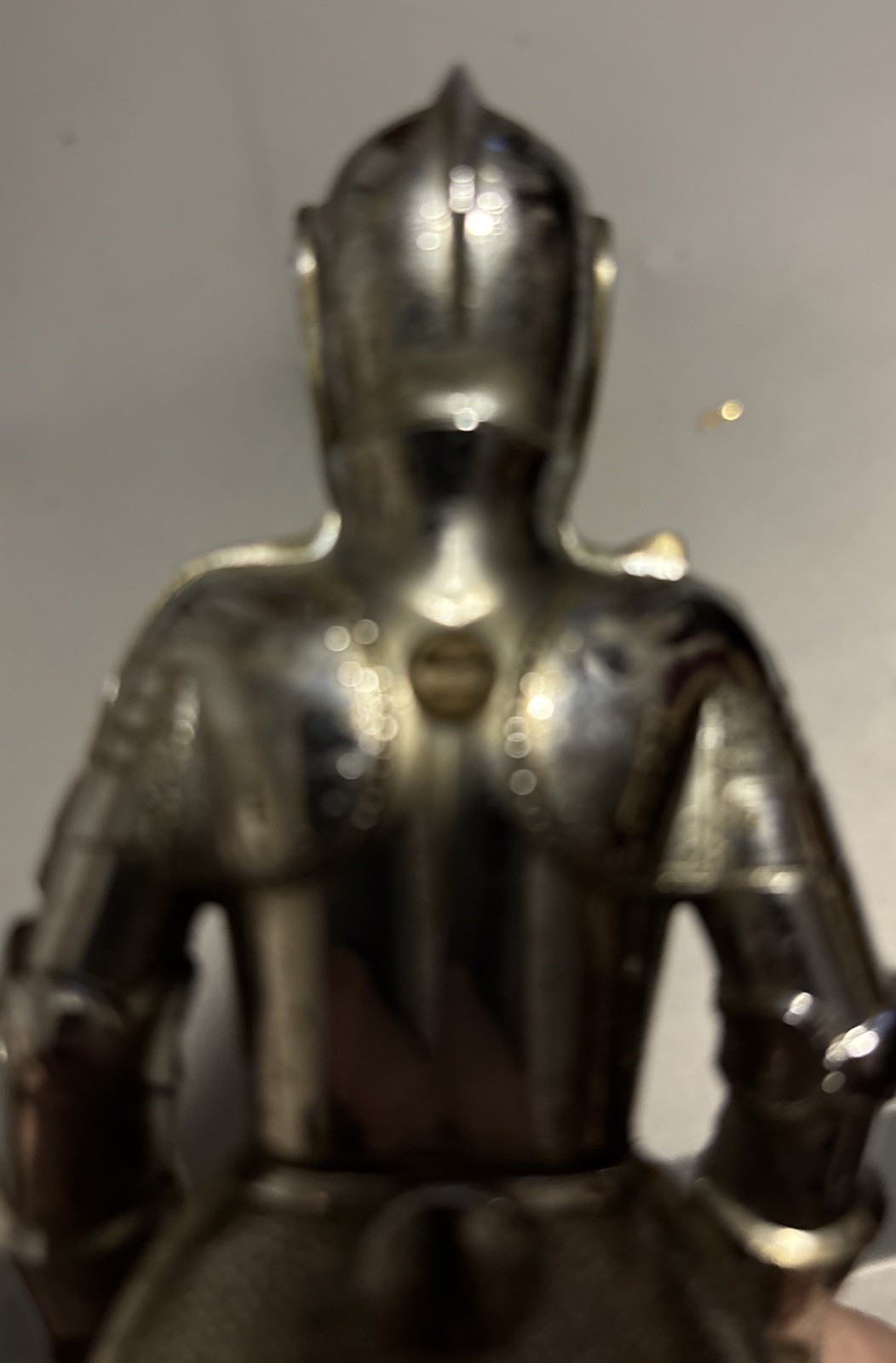 Vintage Knight in Armor Table Lighter Music Box