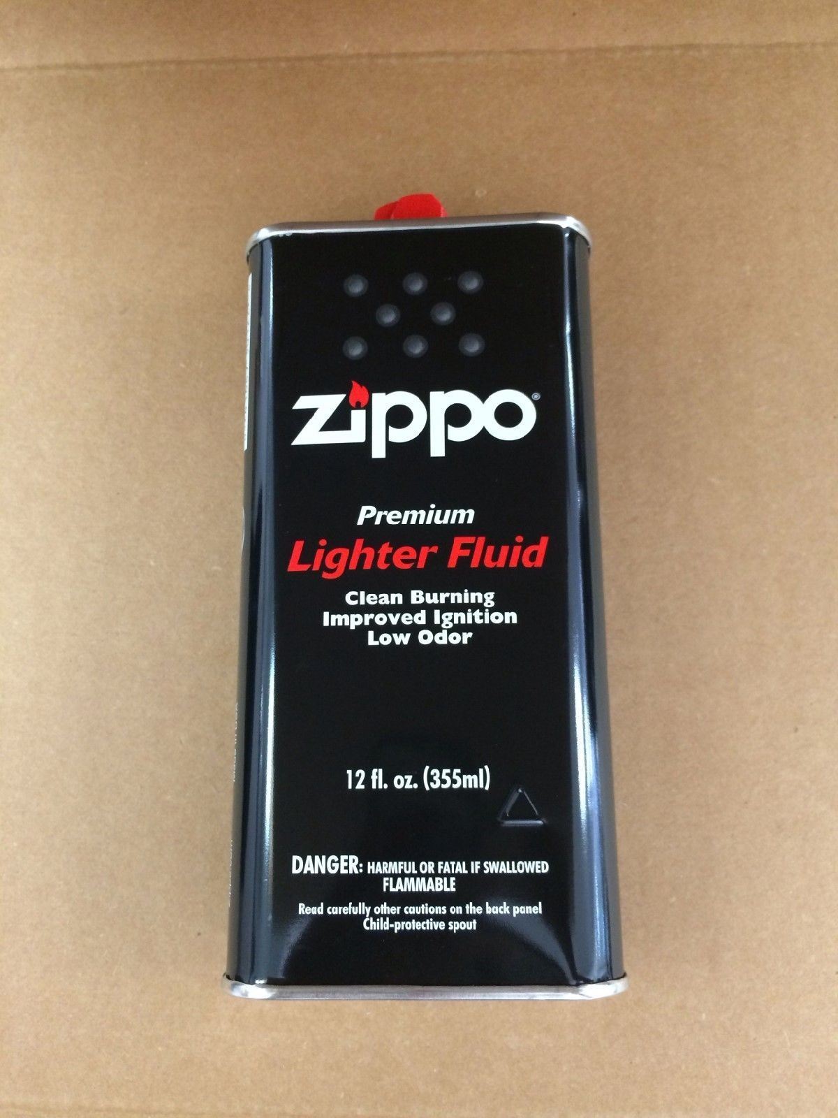 Zippo 12 oz Can Fuel Fluid And 2 Value Pack ( 6 flints And 1 Wick) New