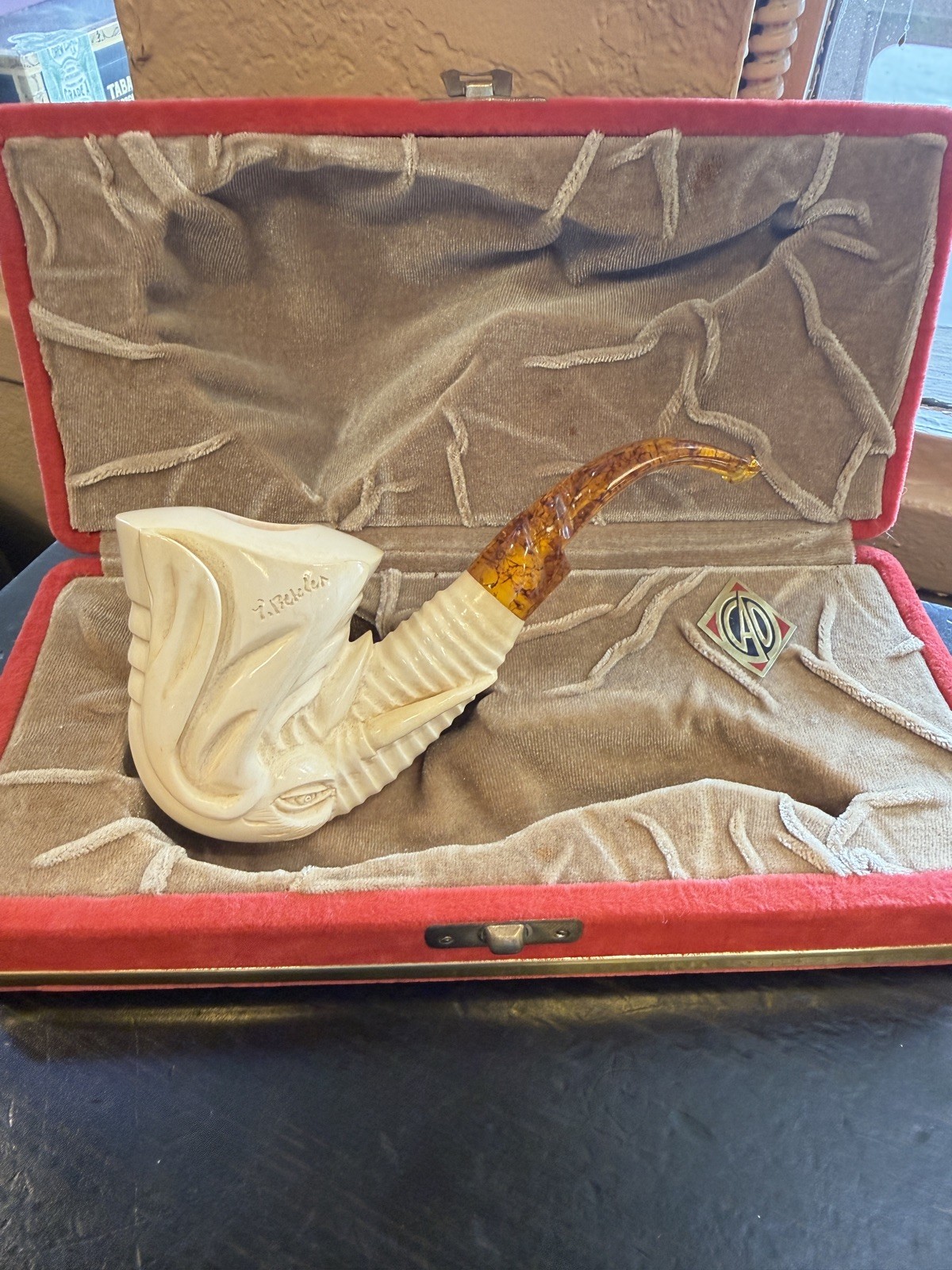 CAO 7 Bekler Meerschaum Elephant Pipe