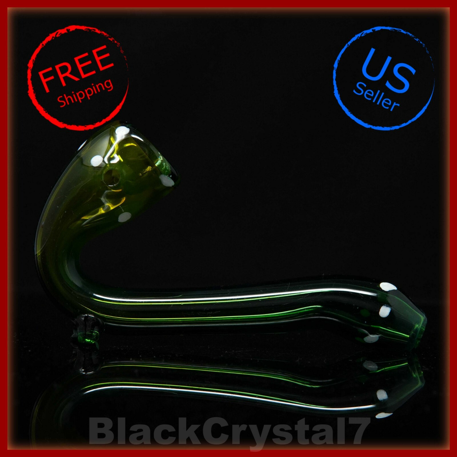 5.5 inch Handmade Premier Minimalist Sherlock Tobacco Smoking Bowl Glass Pipes