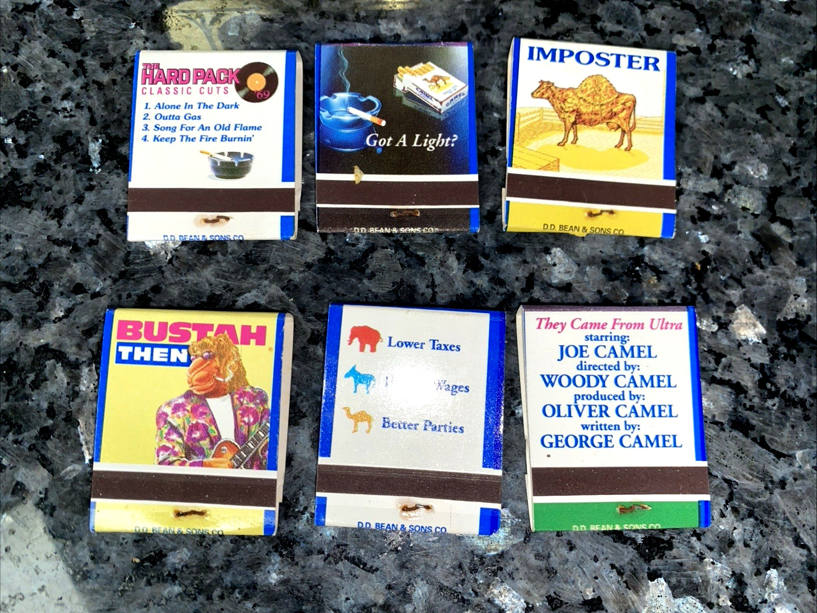 Vintage 1993 Camel Special Lights Match Box With Unused Matches