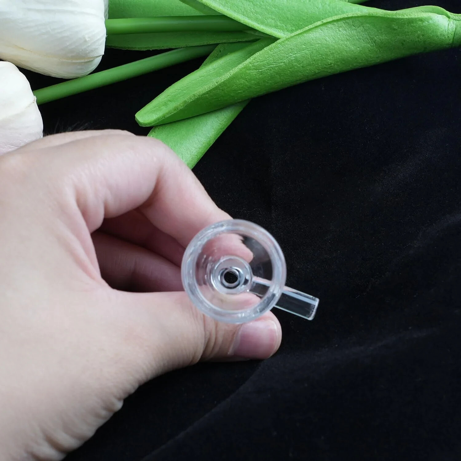 14MM Male Glass Bowl Replacement Head for Water Tobacco Pipe Bong, Set of 9.