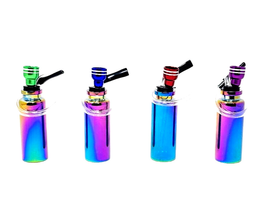 Rainbow Mini water pipe Hookah Smoking Tobacco Sheesha Stylish Pipes 4 Inch