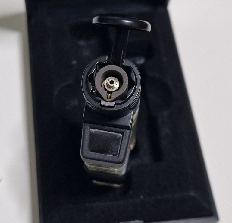 Prince PB-7 Lighter Clear Color Jet Flame New With Box Rare Find