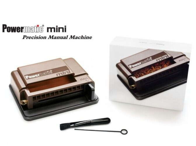 🔥🌱POWERMATIC® MINI MANUAL CIGARETTE INJECTOR KING & 100MM ROLLING MACHINE
