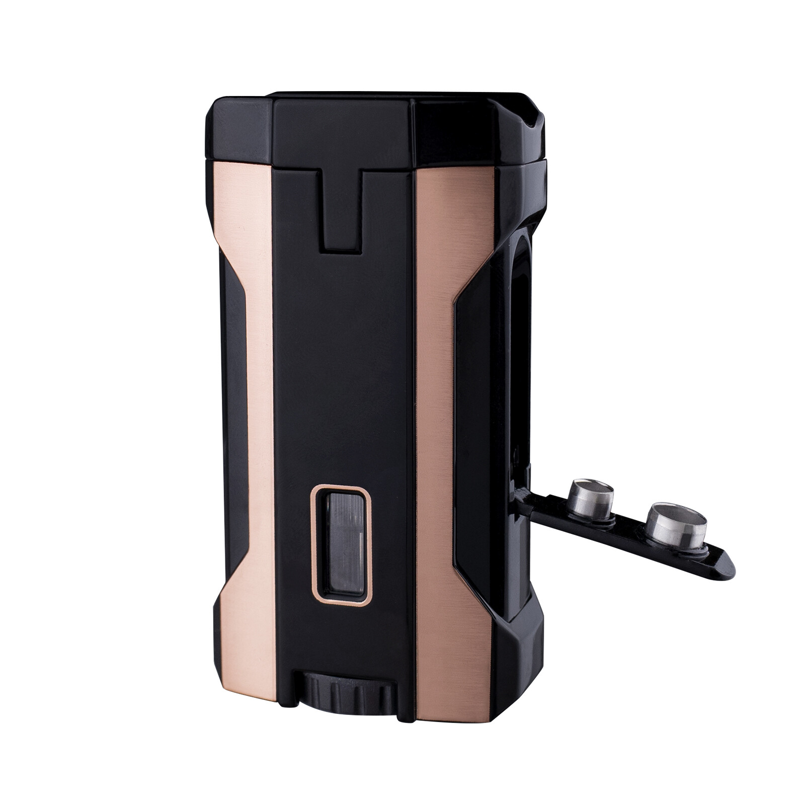 4 Jet Cigar Blue Flame Lighter Windproof Gas Butane Cigarette with Gift Box
