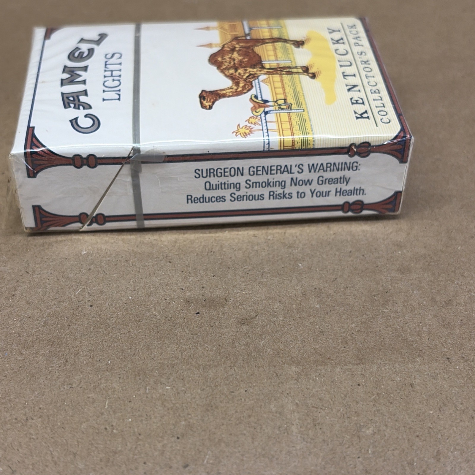 EMPTY Hard Pack of CAMEL LIGHTS Cigarettes – Collector’s Pack State of KENTUCKY