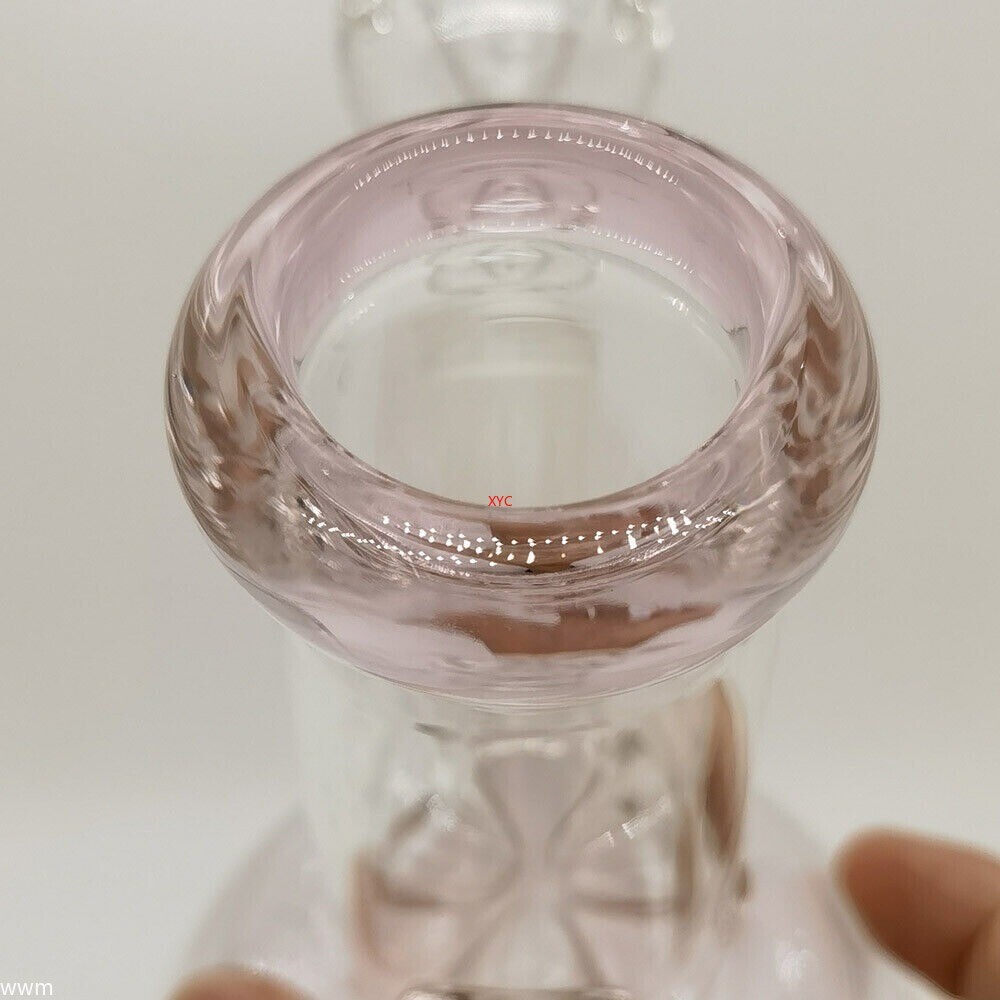 15cm Heavy Glass Bong Bubbler Handheld Smoking Hookah Water Pipe With 14mm Bowl