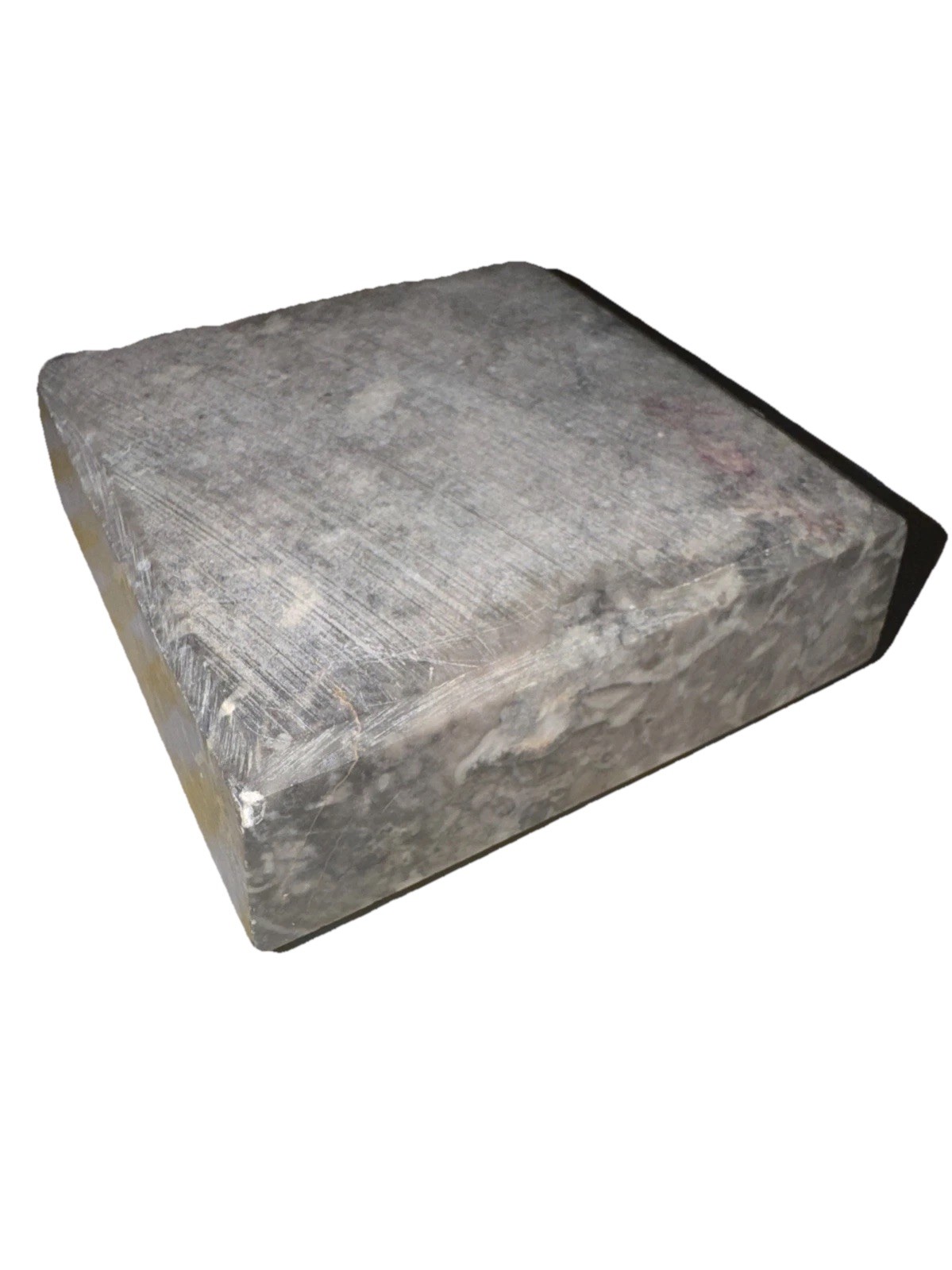 Cuban Crafters Vintage Stone Ashtray Gray Marble Cigar Ashtray Square 4x4x1