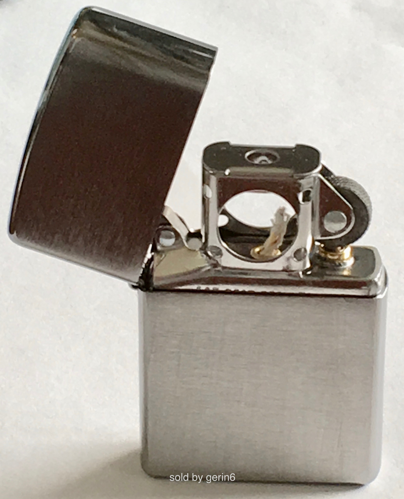 Zippo Windproof Brushed Chrome Pipe Lighter, # 200 Pipe, New In Box