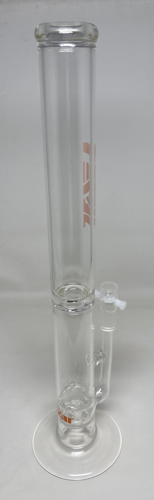 Vintage 19 In Turbine LEGIT Glass Waterpipe Bong Cylinder Bottom Style USA MADE