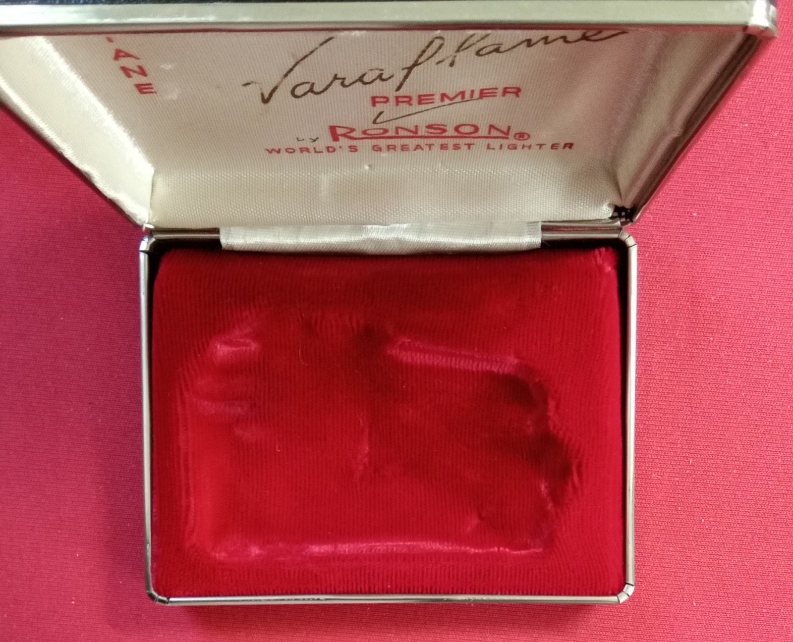 Vintage RONSON VARAFLAME PREMIER Art Deco Design Working