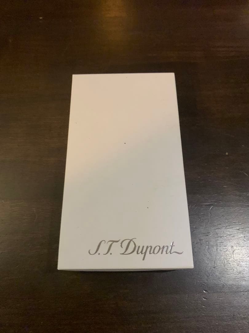 S.T.Dupont Dupont Thin Gas Lighter Croco Dandy Chrome New