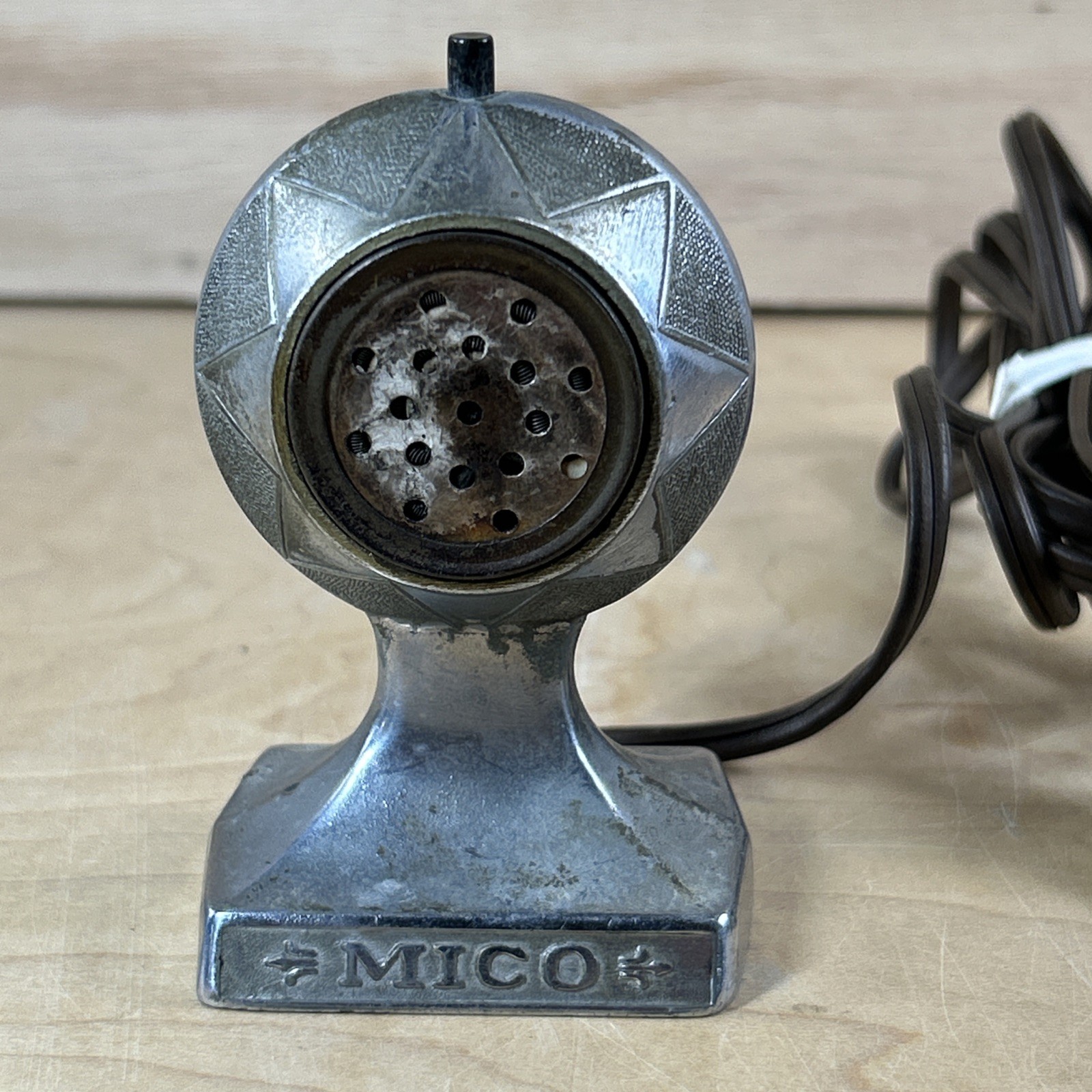 Vintage Cast MICO Cigarette Cigar Electric Table Lighter Tested And Works
