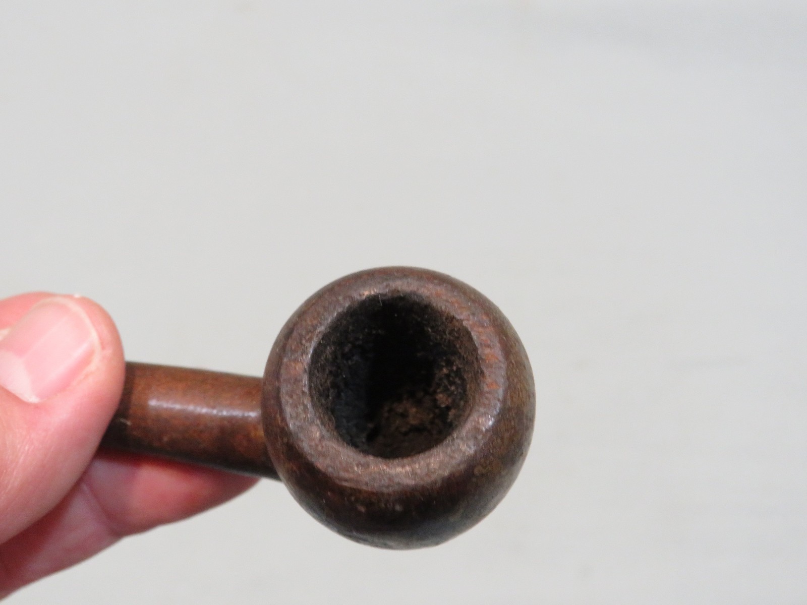 Vintage Milano Hesson Guard Estate Pipe, Homemade Stem, Smoked, Pat 1855800