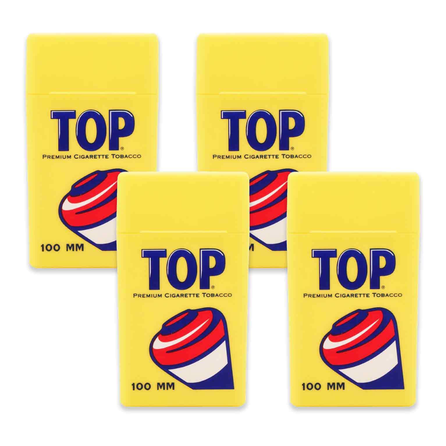 TOP Strong Box Cigarette Case – 100mm Long’s 100’s Size (4 Boxes) Crush Proof