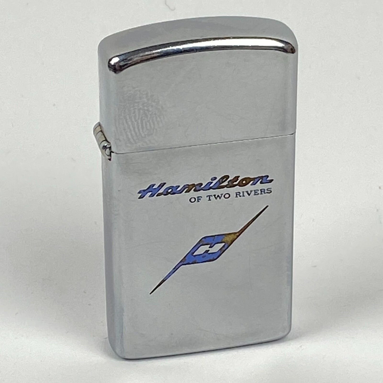 Zippo Lighter 1971 Hamilton Two Rivers Dietzgen WI Vietnam Era Vintage