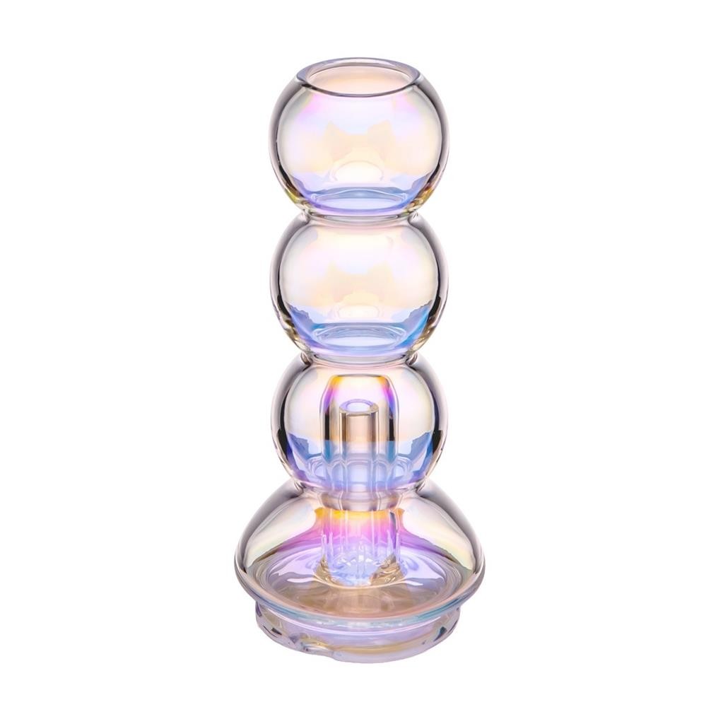 BigFun! Bubble Peak Top Attachment 4.5″ Iridescent Handmade Borosilicate Glass