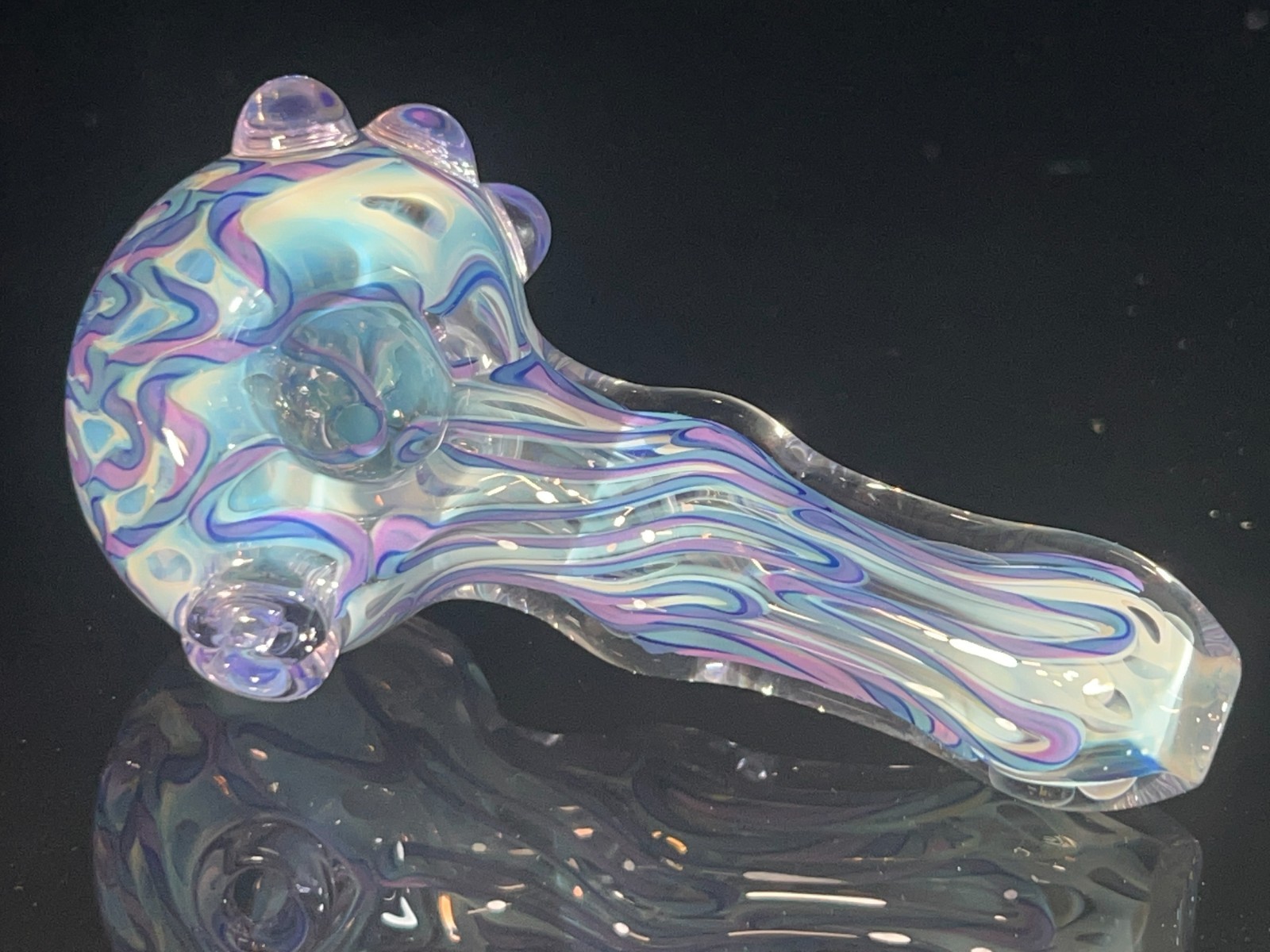 Thick Inside Out Glass Pipe from Synthesis Glass