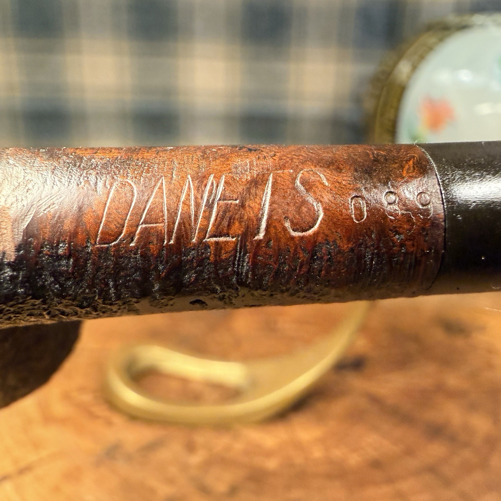 Georg Jensen’s – DANETS 089 Dublin – Denmark -Blasted Briar Estate Tobacco pipe