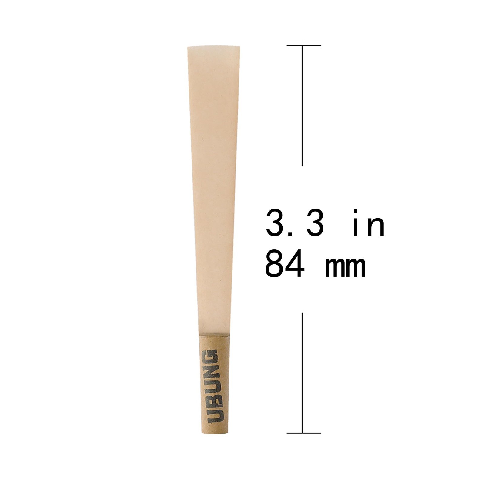 200 Pcs 11/4 Size Brown Pre-Rolled Cones with Tips – 84mm Rolling Papers