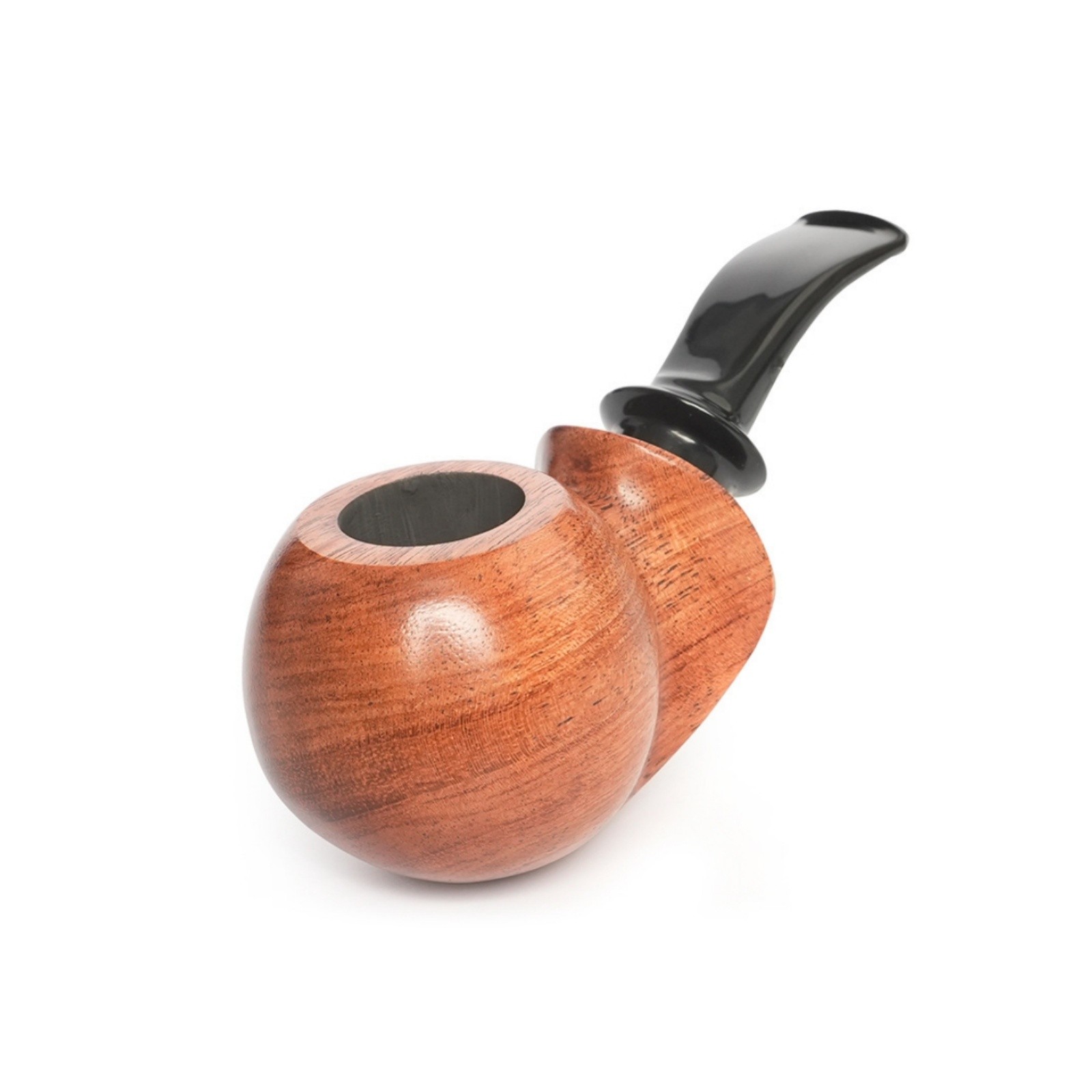 Handmade Wooden Tobacco Pipe Rosewood Smoking Pipe Bent Stem Pipe Portable