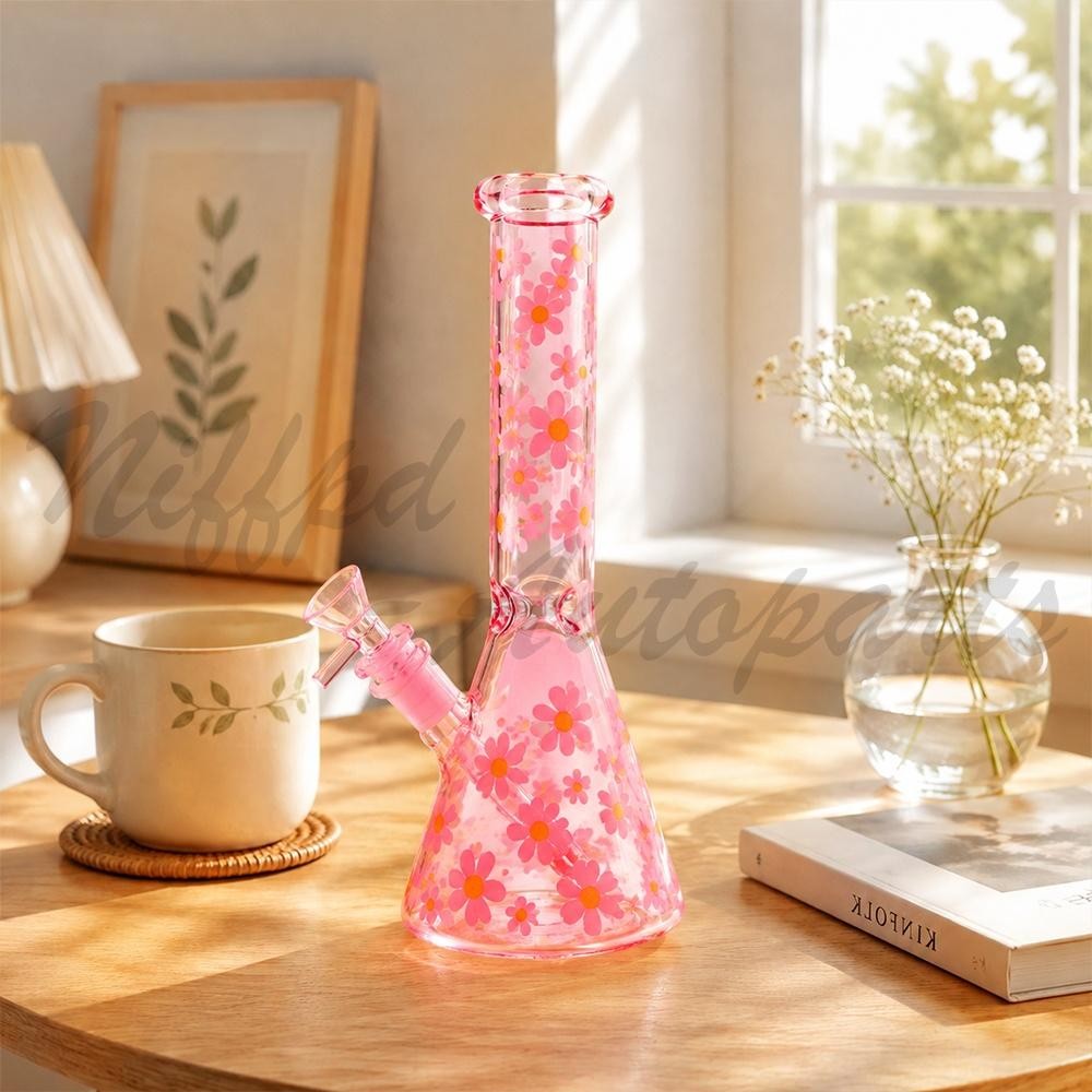 10″ Heavy Duty Glass Beaker Bong Water Smoking Tobacco Pipe 14MM Bowl New