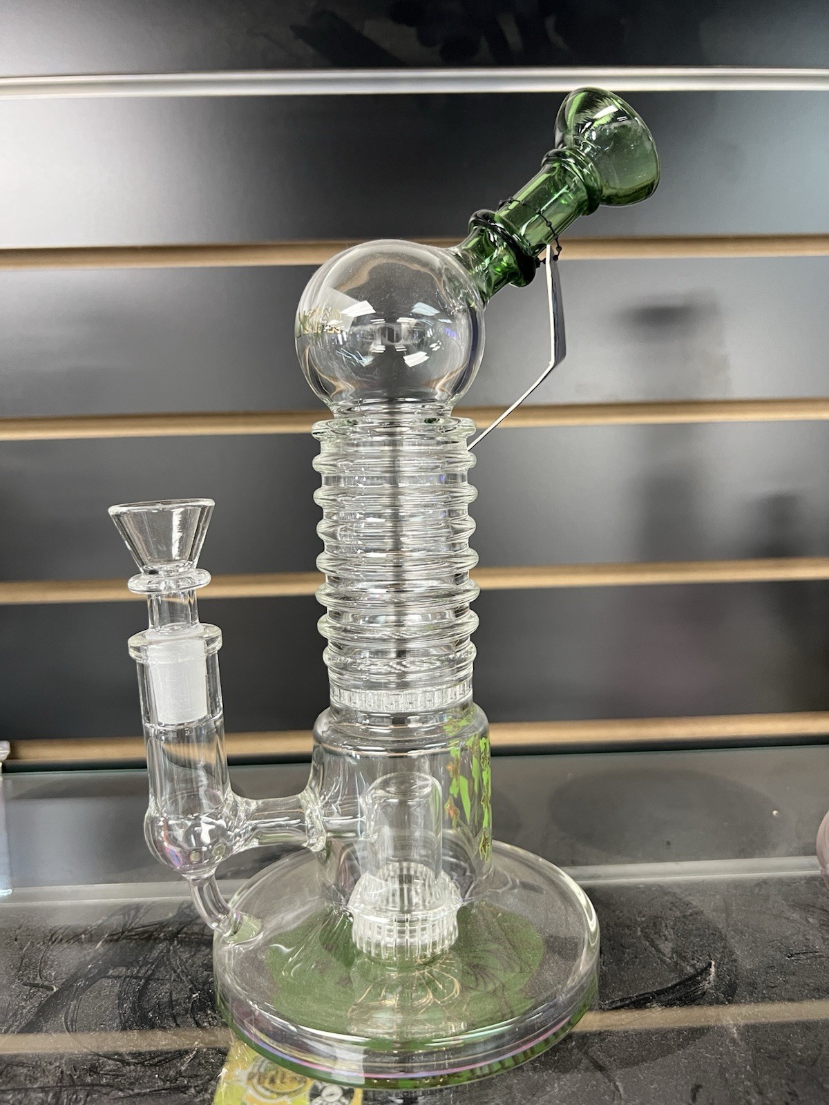 Modern Artistic Glass Bong Water Pipe Tobacco Smoking Pipe 14MM Bowl