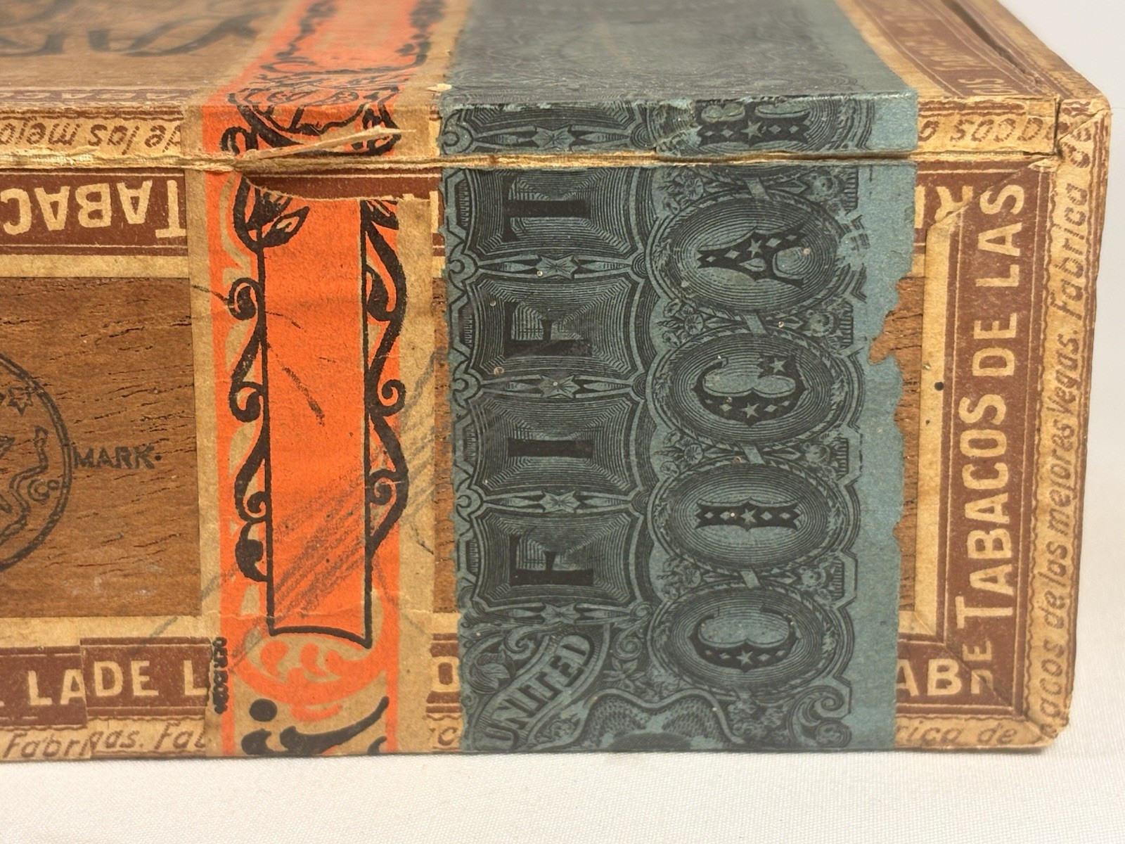 Antique Cigar Box Dayton Ohio Yara Cuba Pre Embargo Tax 1901 Ferneding Heymann