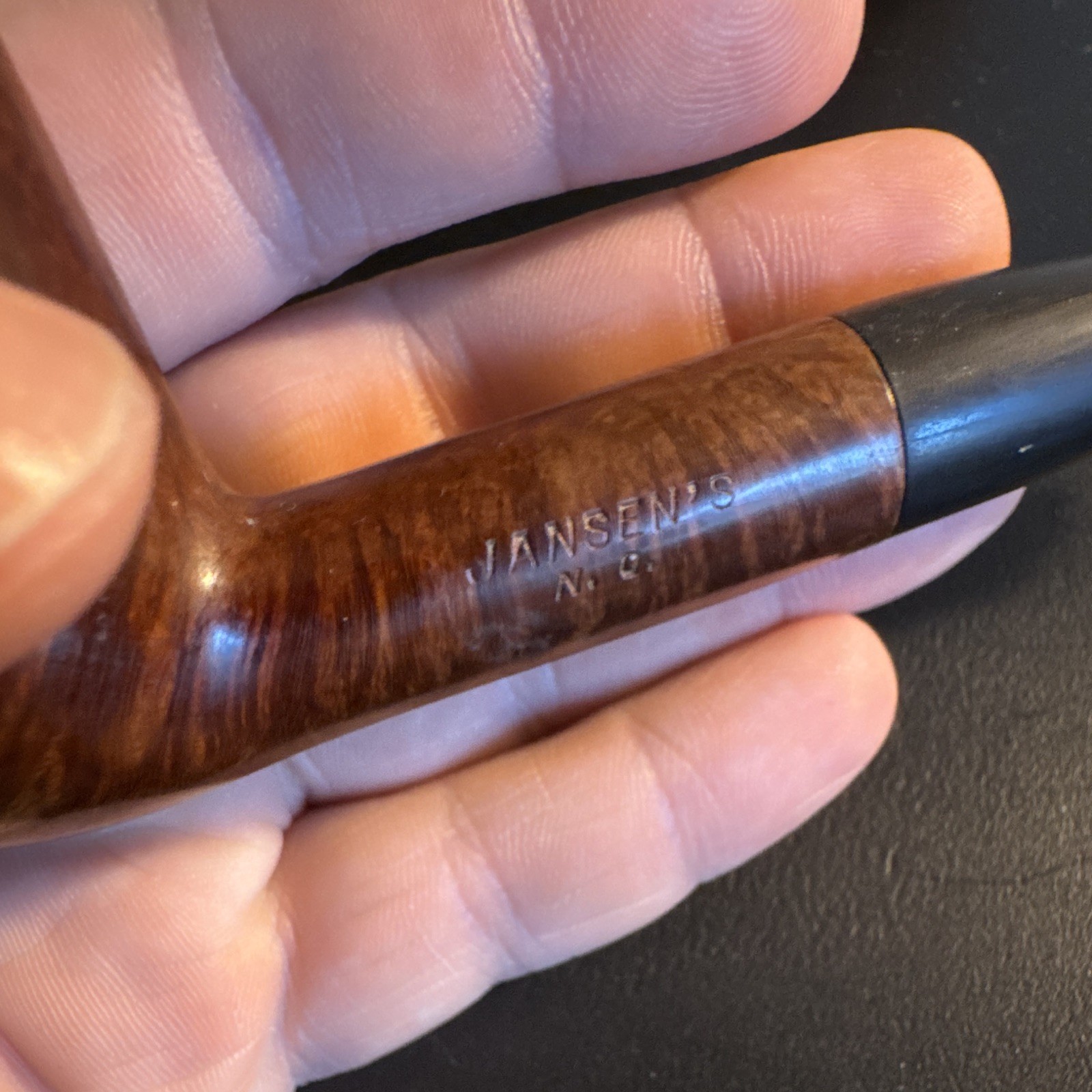 Jansen’s N.O. Dublin Selected Imported Briar Billiard Tobacco Pipe English Para