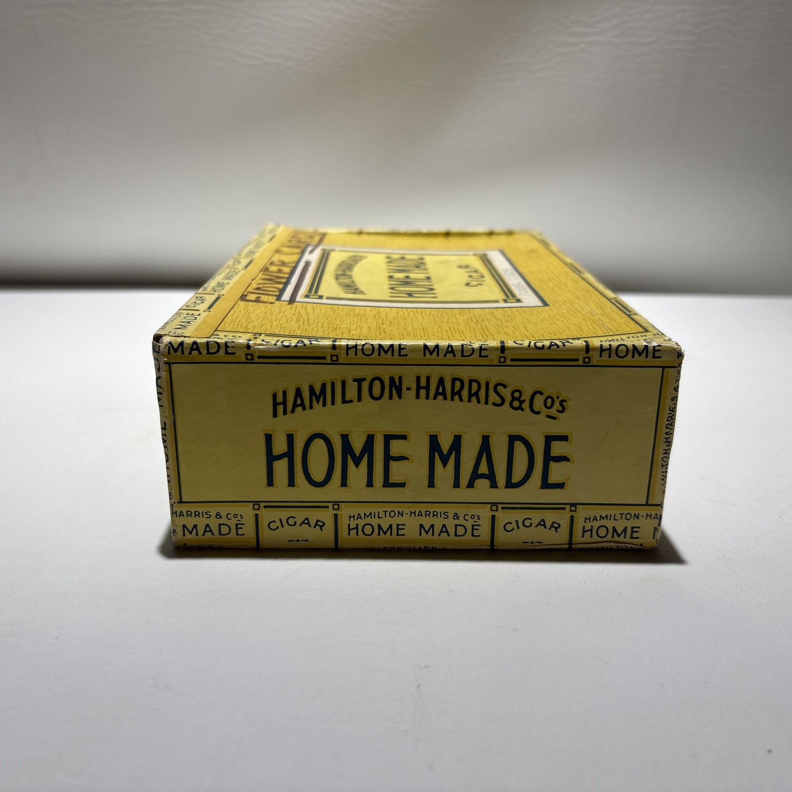 Vintage Hamilton-Harris & Co Home Made Cigar Box EMPTY