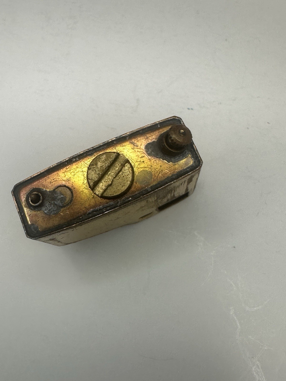 Working Music Box Lighter by Aria K Gold Tone Brass VTG 1970’s JAPAN see Video