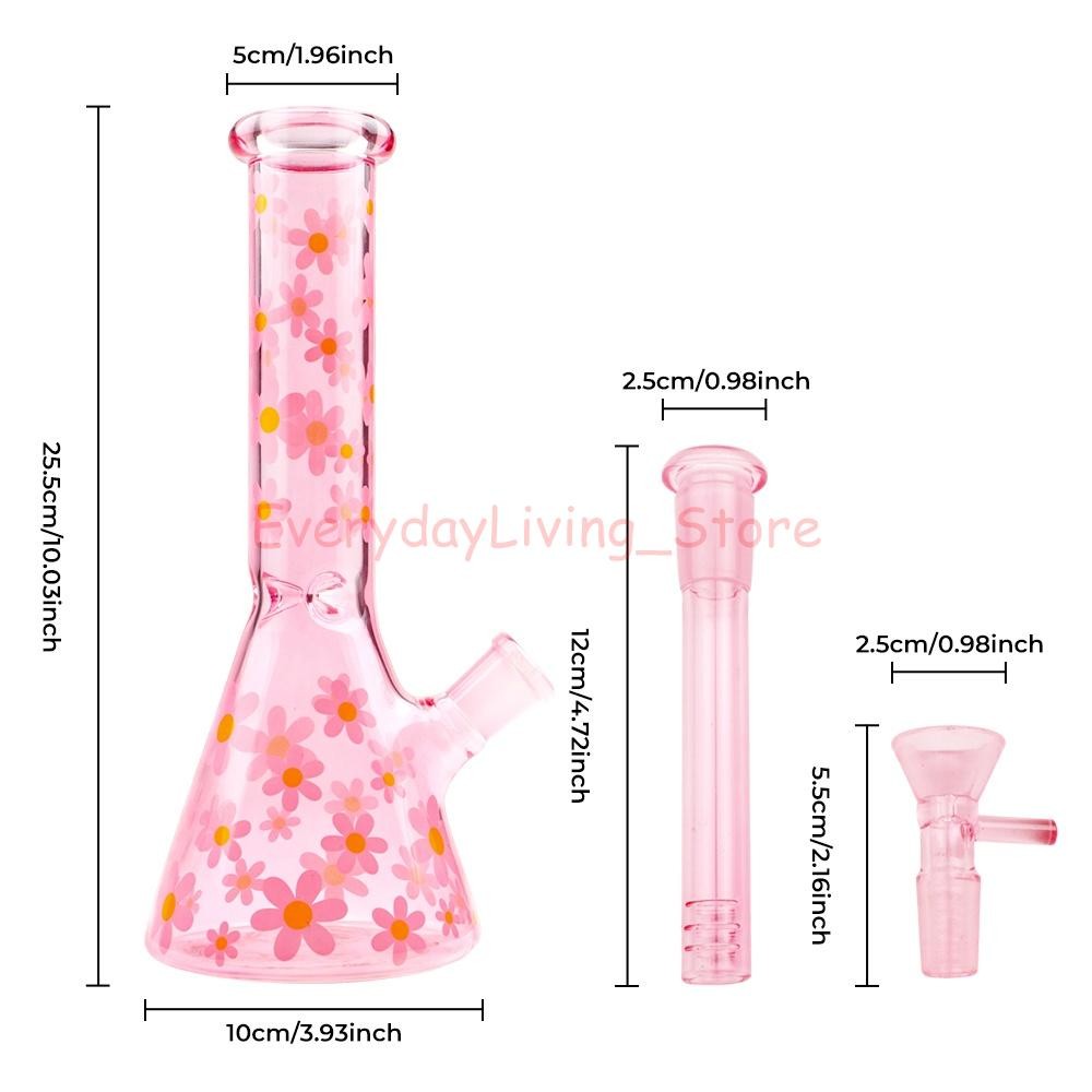10″ Heavy Duty Glass Beaker Bong Water Smoking Tobacco Pipe 14MM Bowl New