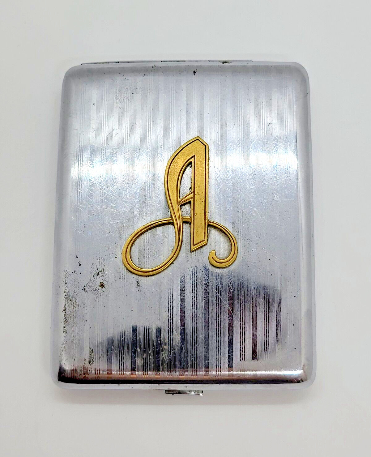 Cigarette case USSR Odessa Ukraine smoking accessories letter A personalized