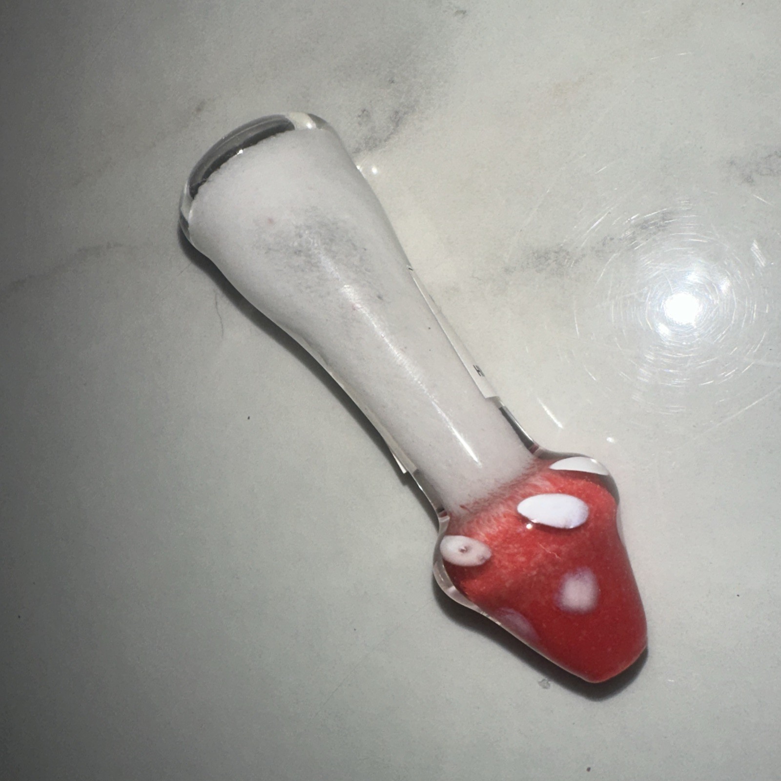 6ct 3” Glass Thick Tobacco Chillum One Hitter Diff Colors FREE SHIP💥MUSHROOM
