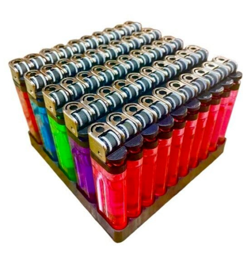 Full Size Disposable Butane Lighter Assorted Colors 25 50 100 200 Wholesale Pric
