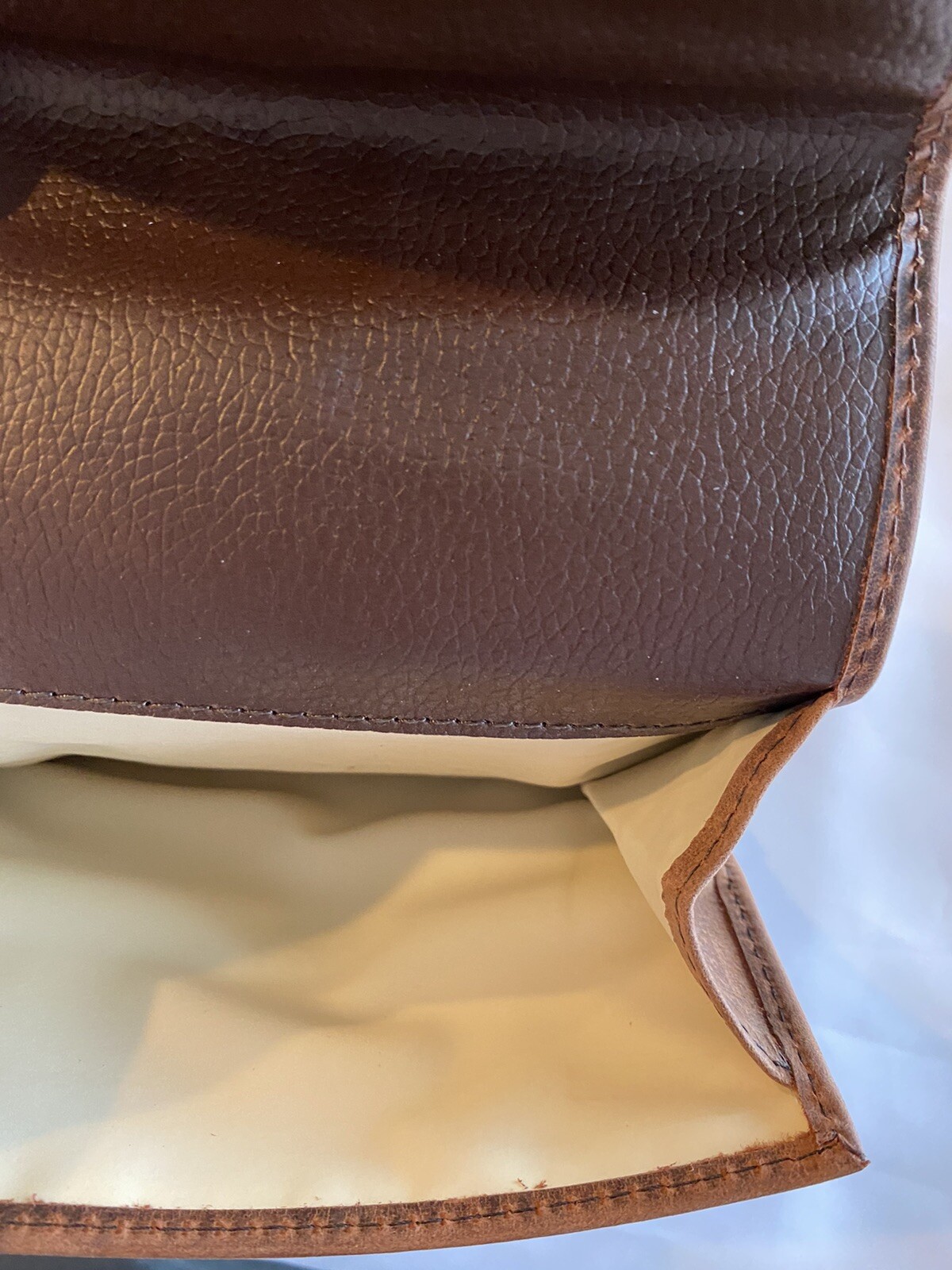 Viking Leather Large Flap Tobacco Pouch Pipe – Brown – New