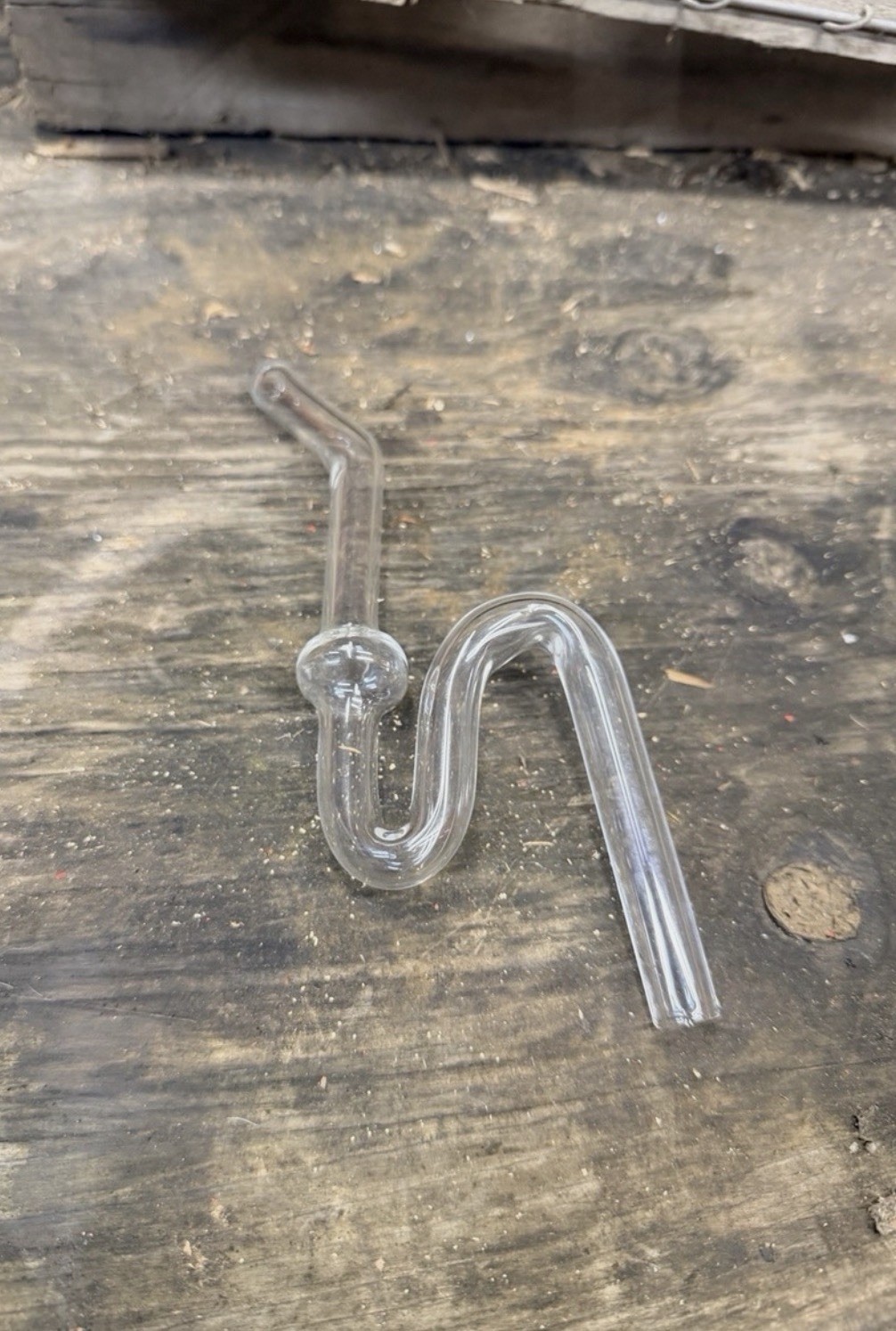 HOT RAILER Glass Tobacco Water Pipe | Borosilicate Straw | Functional Art