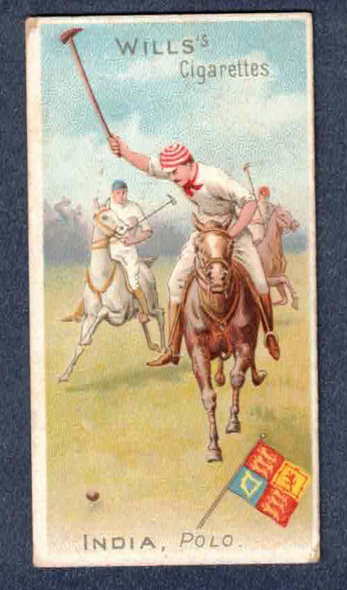 1900 INDIA, POLO W.D. & H.O. Wills Sports Of All Nations – Traveller #5