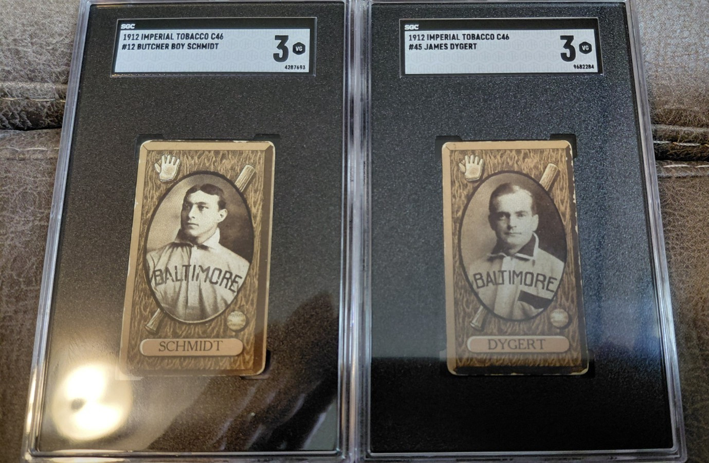1912 C46 IMPERIAL TOBACCO COMPLETE RARE BALTIMORE TEAM SET SGC GRADED MAKEOFFER