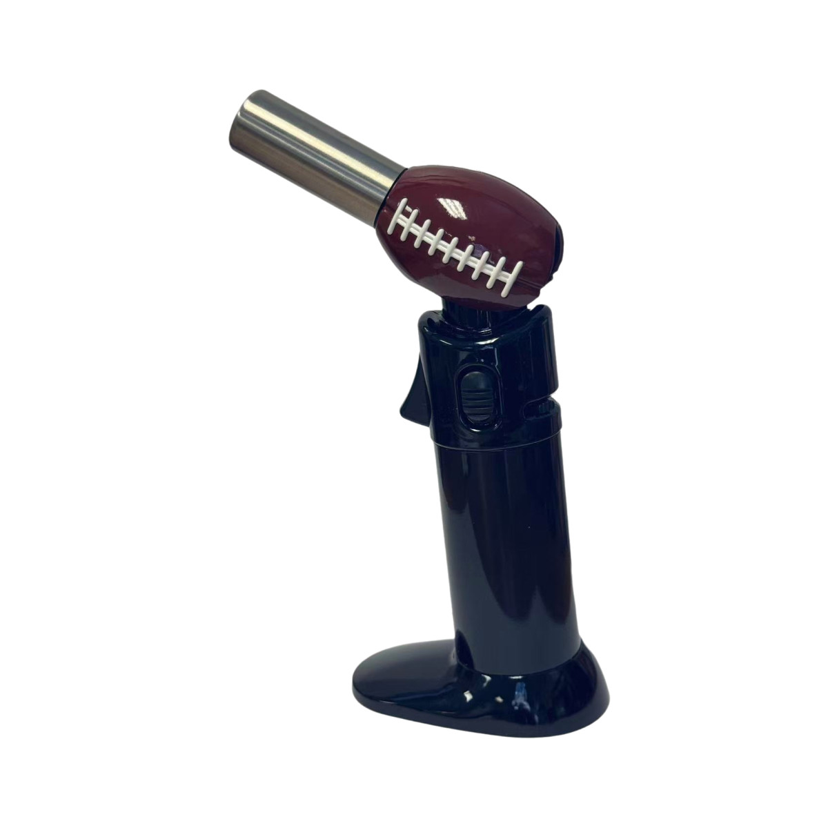 1 Refillable Torch Lighter Windproof Jet Flame Adjustable BBQ Cooking Football