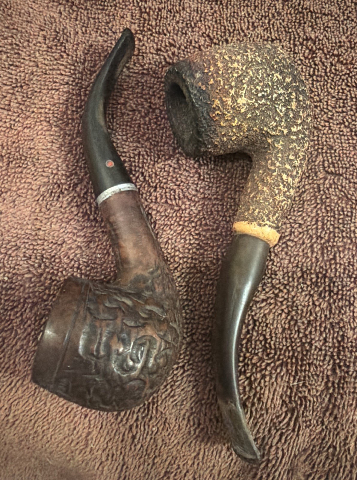 Lot Of 13 Tobacco Pipes & Stems Mixed Lot Preowned Mostly Branded As Shown READ